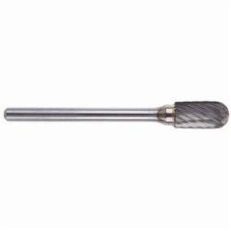 Morse Carbide Burr, General Purpose Premium, Series 5970, Radius, 34 Head Dia, 34 Length of Cut, 21 59730